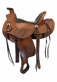 HOLD 2025/12/27c 16 Inch Used Dakota Wade Ranch Saddle Wide Tree 809