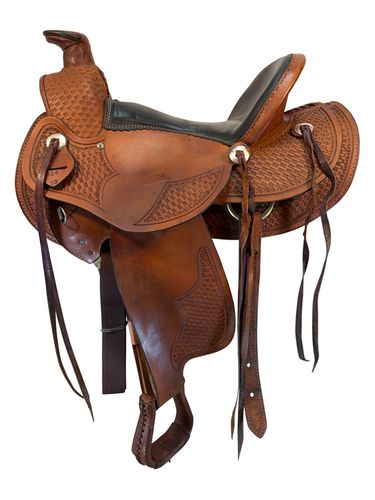 16 Inch Used Dakota Wade Ranch Saddle Wide Tree 809