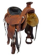 16 Inch Used Dakota Wade Ranch Saddle Wide Tree 809