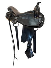 SOLD 2026/02/13 15.5Inch Used Bar J Saddlery Trail Saddle X Wide Tree