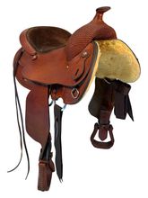 16 Inch Used Crates Arabian Trail Saddle Wide Tree 2391