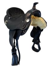 SOLD 2026/02/13 17 Inch Used Big Horn Trail Saddle X Wide Tree 908