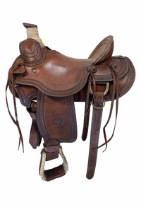 HOLD 2026/02/04c 16 Inch Used Billy Cook Arbuckle Wade Ranch Saddle Wide Tree 2182