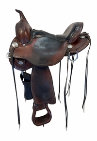 15 Inch Used Circle Y Salt River Trail Saddle Wide Flex Tree 1667
