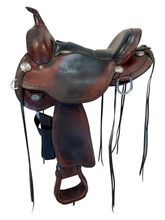 HOLD 2026/03/02j 15 Inch Used Circle Y Salt River Trail Saddle Wide Flex Tree 1667