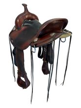 HOLD 2026/03/02j 15 Inch Used Circle Y Salt River Trail Saddle Wide Flex Tree 1667