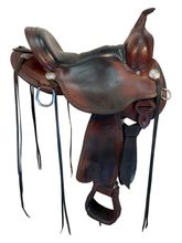 HOLD 2026/03/02j 15 Inch Used Circle Y Salt River Trail Saddle Wide Flex Tree 1667