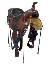 HOLD 2026/03/02j 15 Inch Used Circle Y Salt River Trail Saddle Wide Flex Tree 1667