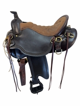 SOLD 2026/03/26j  16.5Inch Used Tucker Mule Trail Saddle Medium Tree 289