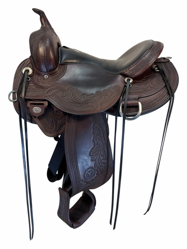 SOLD 2026/05/20 16 Inch Used Circle Y Julie Goodnight Wind River Trail Saddle Wide Flex Tree 1750