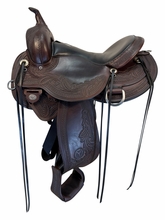 SOLD 2026/05/20 16 Inch Used Circle Y Julie Goodnight Wind River Trail Saddle Wide Flex Tree 1750
