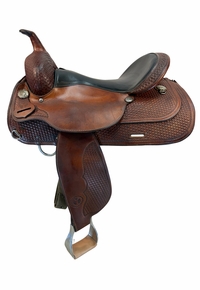 HOLD 2026/06/04j  16 Inch Used Circle Y Trail Saddle Medium Flex Tree  1555