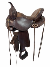 SOLD 2026/06/17j  15 Inch Used Circle Y Sunflower Trail Saddle Medium Flex Tree 1682