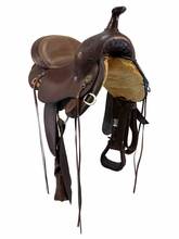 SOLD 2026/06/17j  15 Inch Used Circle Y Sunflower Trail Saddle Medium Flex Tree 1682
