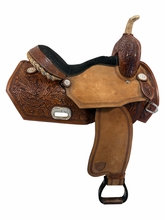 14 Inch Used Tex Tan Barrel Saddle Medium Flex Tree
