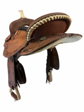 16 Inch Used Guffy Barrel Saddle Medium Tree