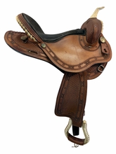 16 Inch Used Guffy Barrel Saddle Medium Tree
