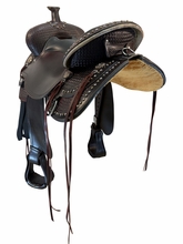 SOLD 2026/07/07   16 Inch Used Circle Y Reno Trail Saddle Wide Flex Tree 2373
