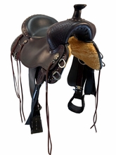 SOLD 2026/07/07   16 Inch Used Circle Y Reno Trail Saddle Wide Flex Tree 2373
