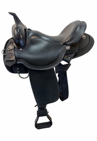 HOLD 2026/06/27c 16 Inch Used High Horse By Circle Y Daisetta Cordura Trail Saddle Wide Tree 6914