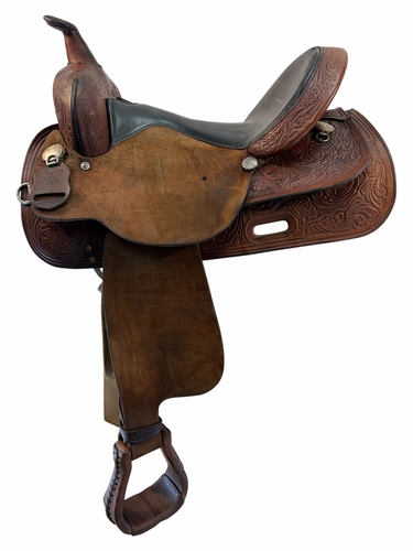 HOLD 2026/07/09e  15 Inch Used high Horse By Circle Y Trail Saddle Wide Tree 6811