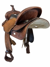 HOLD 2026/07/09e  15 Inch Used high Horse By Circle Y Trail Saddle Wide Tree 6811