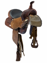 HOLD 2026/07/09e  15 Inch Used high Horse By Circle Y Trail Saddle Wide Tree 6811