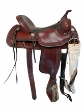 16 Inch Used Billy Cook Trail Saddle Wide Tree 1777