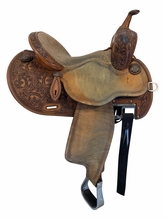 14.5Inch Used Martin Saddlery Barrel Saddle Wide Tree FX3