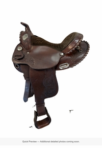 HOLD 2026/08/15j  15.5Inch Used Circle Y  Arabian Trail Saddle Medium Tree