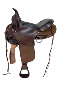 HOLD 2026/08/19e  16 Inch Used Circle Y High Horse El Campo Cordura Trail Saddle Medium Tree 6970