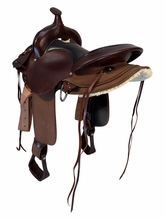 SOLD 2026/08/19e  16 Inch Used Circle Y High Horse El Campo Cordura Trail Saddle Medium Tree 6970