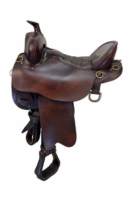 16.5Inch Used Tucker High Plains Trail Saddle X Wide Tree 260