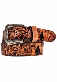 Hooey Gambler Filigree Belt HMBLT068