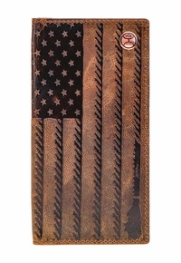 Hooey Liberty Roper Brown Rodeo Wallet HW003