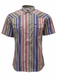 Hooey Men�s �Maverick� Short Sleeve Button Up Shirt HT2624TNST