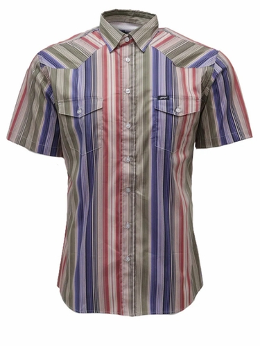 Hooey Men’s “Maverick” Short Sleeve Button Up Shirt HT2624TNST