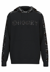 Hooey Mens Canyon Shitake Black Hoody HH1330BKAZ