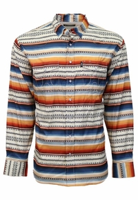 Hooey Mens Sol Multi Color Serape Pattern Long Sleeve HT1863SP