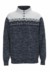 Hooey Mens Stevie Maritime Aztec Pattern Pullover HH1348BLWH