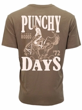 Hooey Mens Punchy Rodeo Brown T-shirt PT2602