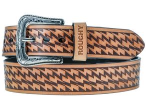 Hooey Zemi Lightning Bolt Leather Belt RMBLT055
