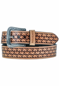 Hooey Zemi Lightning Bolt Leather Belt RMBLT055