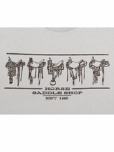 Horse Saddle Shop Saddle Graphic T-Shirt