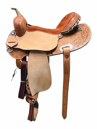 14" to 16" HR Hud Roberts Barrel Saddle Round Skirt 389