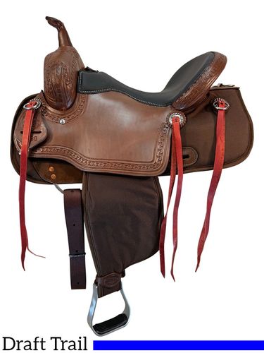 HR Hud Roberts Cordura Draft Trail Saddle 821H