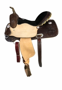 HR Hud Roberts Barrel Racer Chocolate w/Rodeo Drive Conchos 310