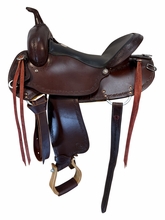 SOLD 2026/05/06 16 inch HR Hud Roberts Mule Saddle 394H SAVE $150 CLEARANCE