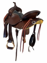 SOLD 2026/05/06 16 inch HR Hud Roberts Mule Saddle 394H SAVE $150 CLEARANCE