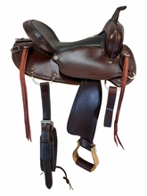 SOLD 2026/05/06 16 inch HR Hud Roberts Mule Saddle 394H SAVE $150 CLEARANCE